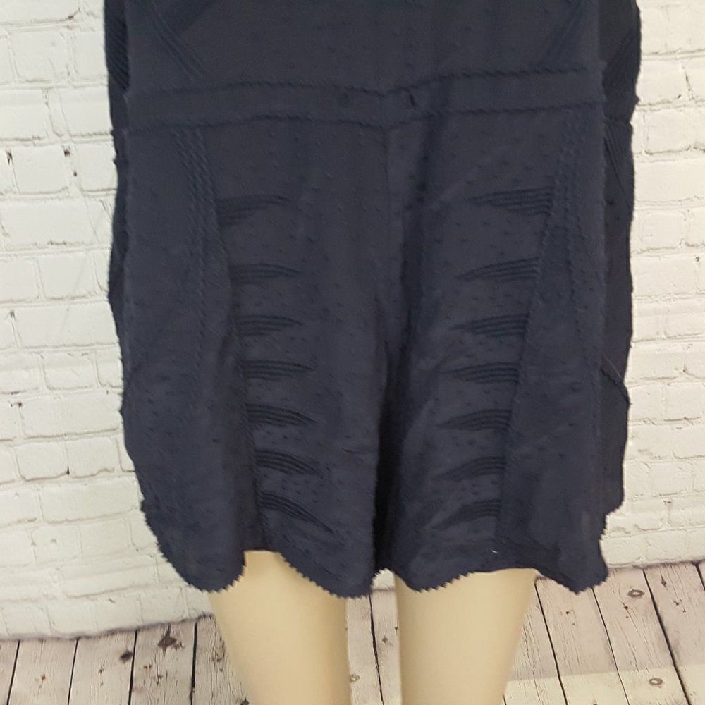 IRO Austin Romper Navy Blue embroidered 40 8 NEW - Picture 5 of 10